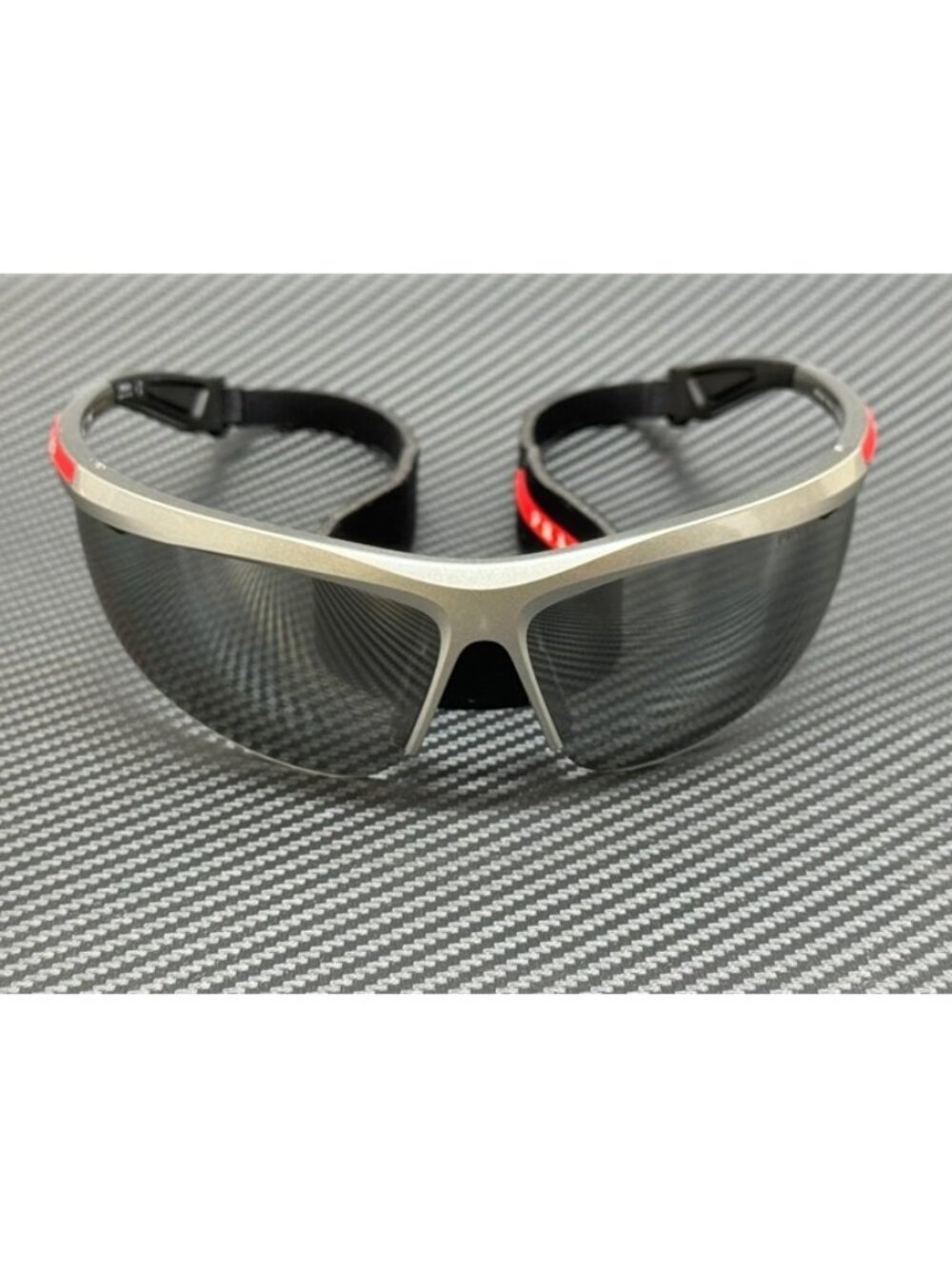New Prada Linea Rossa Men Grey Sunglasses 96-10-130